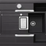 BLANCO GmbH + Co KG BLANCO METRA 6 S-F Sp&uuml;le, 525929 schwarz, fl&auml;chenb&uuml;ndig ab 60