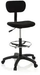 Arbeitsstuhl / Arbeitshocker TOP WORK 05 Stoff schwarz hjh OFFICE