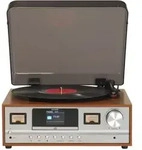 Denver MRD-52LW Light Wood &ndash; Retro Musikcenter mit DAB+, Bluetooth, VU-Metern &