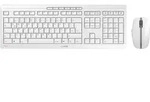CHERRY STREAM DESKTOP Tastatur mit Maus Set DE kabellos wei&szlig;grau