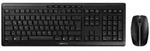 CHERRY Maus&Tastaturset Stream, l&uuml;sterleiser Tastenanschlag