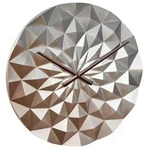 TFA-Dostmann Analoge Wanduhr DIAMOND ros&eacute;gold-metallic