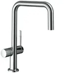 hansgrohe Talis M54 Einhebel-K&uuml;chenmischer U 220, Ger&auml;teabsperrventil, 1jet, Chrom