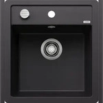 BLANCO GmbH + Co KG BLANCO DALAGO 45-F Sp&uuml;le, 525870 schwarz, fl&auml;chenb&uuml;ndig,