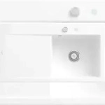 Villeroy & Boch Villeroy&Boch Sp&uuml;lbecken mit Abtropffl&auml;che links, Subway Style 50