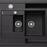 BLANCO GmbH + Co KG BLANCO METRA 6 S Compact Sp&uuml;le, Becken 525925 schwarz 60cm