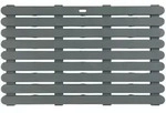 WENKO Badematte Mod. Indoor & Outdoor Grau, 50 x 80 cm, mit rutschhemmender Struktur