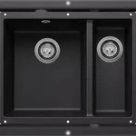 BLANCO GmbH + Co KG BLANCO ROTAN 340/160-U Sp&uuml;le, Becken 526096 schwarz, Unterbau ab