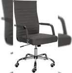 CLP B&uuml;rostuhl Amadora Stoff HBT: 98x51x63 cm dunkelgrau Stoff