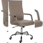 CLP B&uuml;rostuhl Amadora Stoff HBT: 98x51x63 cm taupe Stoff