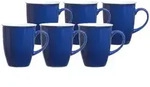 Ritzenhoff & Breker DOPPIO Kaffeebecher 320 ml Indigo blau 6er Set
