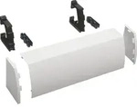 Hager Kabelrangierkanal 2-feldig RAL9010 H 175 x B 550 x T 135