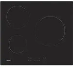 CANDY Glaskeramik-Kochfeld 60cm 3 Kochzonen 5500W Schwarz CH63CT