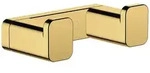 hansgrohe AddStoris Q Handtuchhaken doppelt, Polished Gold Optic