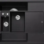 BLANCO GmbH + Co KG BLANCO AXIA III 6 S Sp&uuml;le 525848 schwarz, Einbau von oben, ab 60
