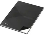 RNK Notizbuch A4 notes carbon black blanko 96 Blatt