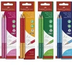 Faber Castell Bleistift Grip Jumbo Two Tone B sortiert