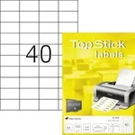 Etikett Top Stick 8698 52,5x29,7mm wei&szlig; 4.000 St./Pack.