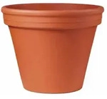 Blumentopf Ton 14/16 cm rund terracotta 14