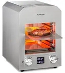 Klarstein Hannibal Hochtemperaturgrill Indoor 2.200W 850&deg;C Edelstahl silber