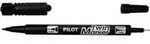 Pilot Twin Marker Permanentmarker 76% Recycelt Extra Fein Rundspitze 0,4 - 0,8 mm