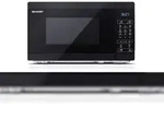 Sharp Mikrowelle 20L mit Grill Digital Schwarz YC-MG02E-B