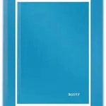LEITZ Notizbuch Solid fester Einband A5 kariert 80 Blatt hellblau