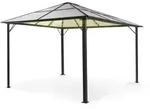 Blumfeldt Pantheon Solid Sky Ambient Solar Pavillon 3x4m Polycarbonat Aluminium