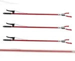 BigDean 3x Greifzange 92cm lang - aus Metall & Kunststoff - M&uuml;llzange...