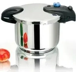 Kitchen Move Bajonett-Schnellkochtopf ILLICO &Oslash;24cm 8L Edelstahl Silber