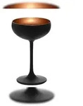 St&ouml;lzle Lausitz ELEMENTS Sektschale Schwarz-Bronze 6er Set - A