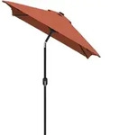 vidaXL Sonnenschirm mit Metall-Mast 300 x 200 cm Terrakotta-Rot