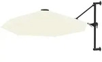 vidaXL Wandschirm mit Metallstange 300 cm Sand Modell Sirius Design