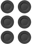 Villeroy & Boch Manufacture Rock Speiseteller schwarz 27 cm 6er Set