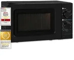 Exquisit Mikrowelle WP 700 J17-3 sw | Unterbau | 700 W | Drehteller 25,5cm | Schwarz