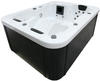 HOME DELUXE Outdoor Whirlpool WHITE MARBLE - Größe: Mit Treppe, Farbe: White