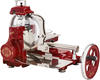 Berkel Tribute Volano rot mit Blumenrad-Schwungradmaschine