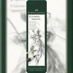 FABER-CASTELL Faber Castell Aquarellbleistift Graphite Aquarelle 5er Etui