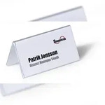 DURABLE Tisch-Namensschild, Dach-Form, aus Hartfolie