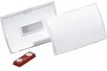 DURABLE Click-Fold Namensschilder Magnet 9,5 x 6 cm PP (Polypropylen) 10 St&uuml;ck