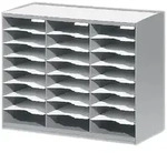 Paperflow Modulodoc Sortiersystem DIN A4 PS (Polystyrol) Grau 67,4 x 30,8 x...