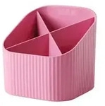 Schreibtischk&ouml;cher Re-LOOP, 4 F&auml;cher rosa