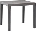 vidaXL Gartentisch Moccafarben 78 x 78 x 72 cm Kunststoff