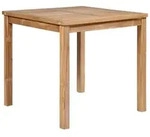 vidaXL Gartentisch 80x80x77 cm Massivholz Teak