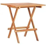 vidaXL Bistrotisch Klappbar 60x60x65 cm Massivholz Teak