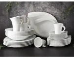 CreaTable Acacia Weiss Kombiservice 30-tlg Porzellan