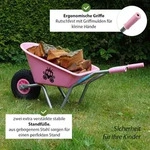Baumarktplus Kinderschubkarre Prinzessin Schiebkarre Metallschubkarre Gartenkarre