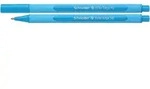 Kugelschreiber Slider Edge, Kappenmodell, XB, hellblau, Schaftf.: cyan-hellblau
