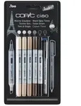 Marker Copic Ciao Warm Grey Tones 5+1 Set