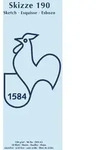 Hahnem&uuml;hle 60127434 Skizzenblock - A3, 190 g/qm, 50 Blatt